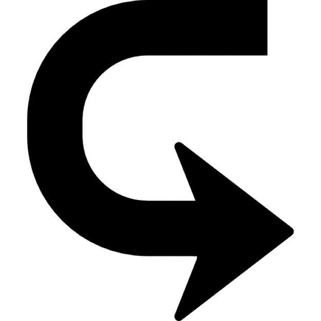 U Arrow Logo - Black u turn arrow Logos