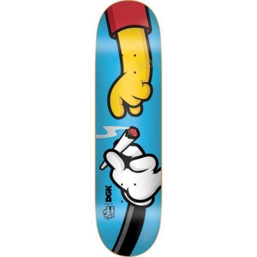 Mickey DGK Logo - DGK x Green Door Pass It Mickey Mouse Bart Simpson 8.25″ Skateboard ...