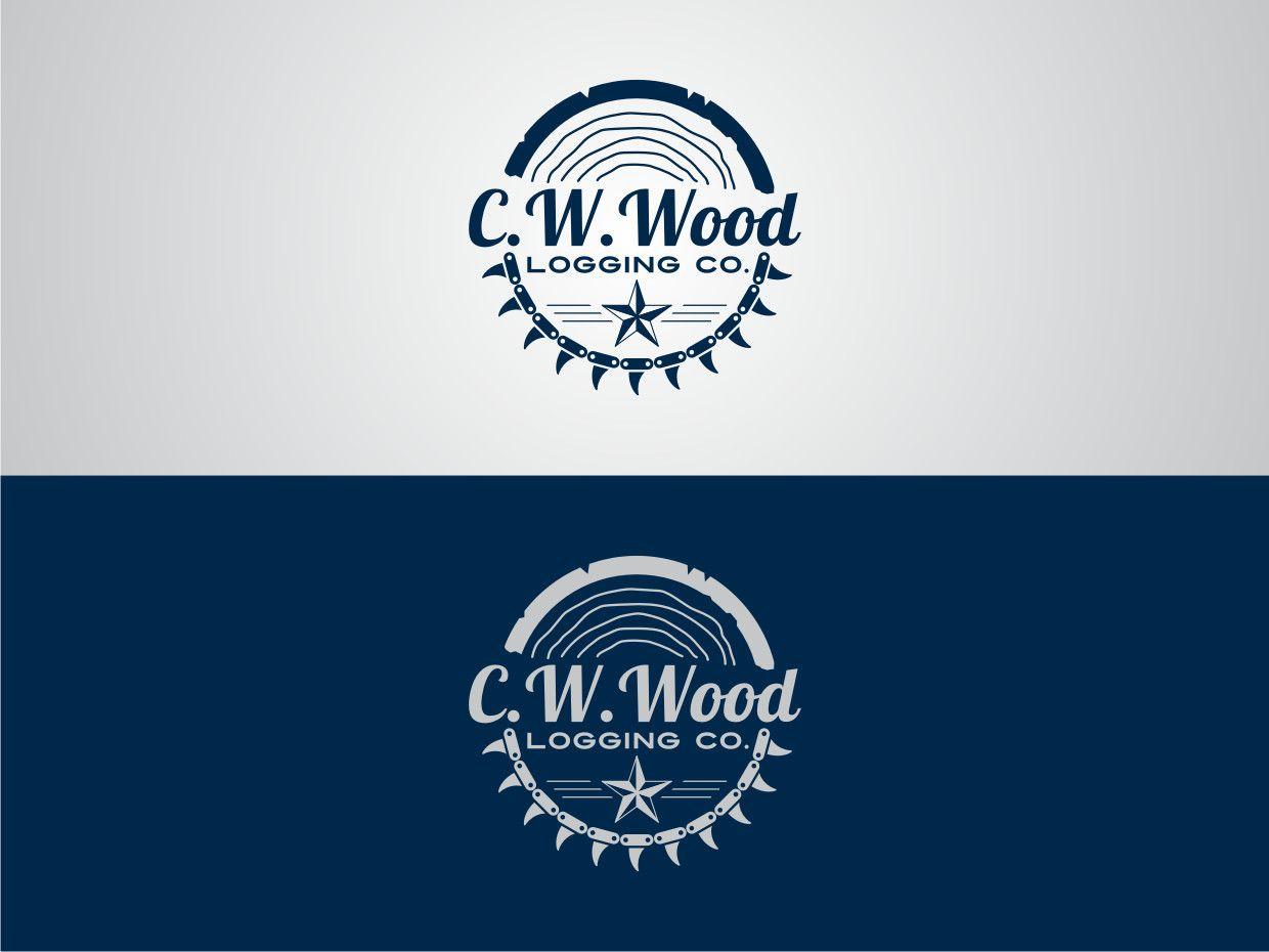 Wood Company Logo - Masculine Logo Designs. Industry Logo Design Project for C.W