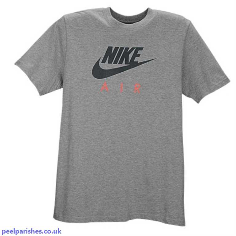 Dark Grey and Red Logo - Anthracite Red Dark Grey Heather Men's T-shirt Nike Graphic Clothing ...