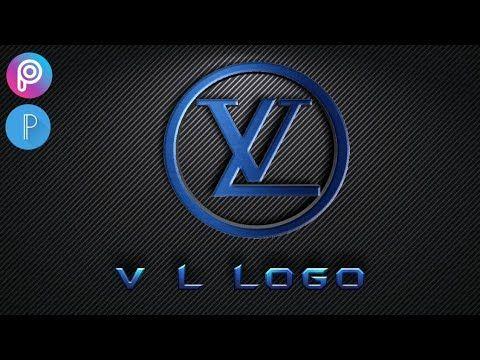 Brand with VL Logo - V L Logo design_How to design logo with picart & pixel lab Tutorial ...
