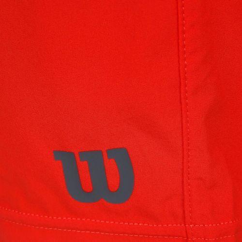 Dark Grey and Red Logo - Wilson UW II Woven 8 Shorts Men - Red, Dark Grey buy online | Tennis ...