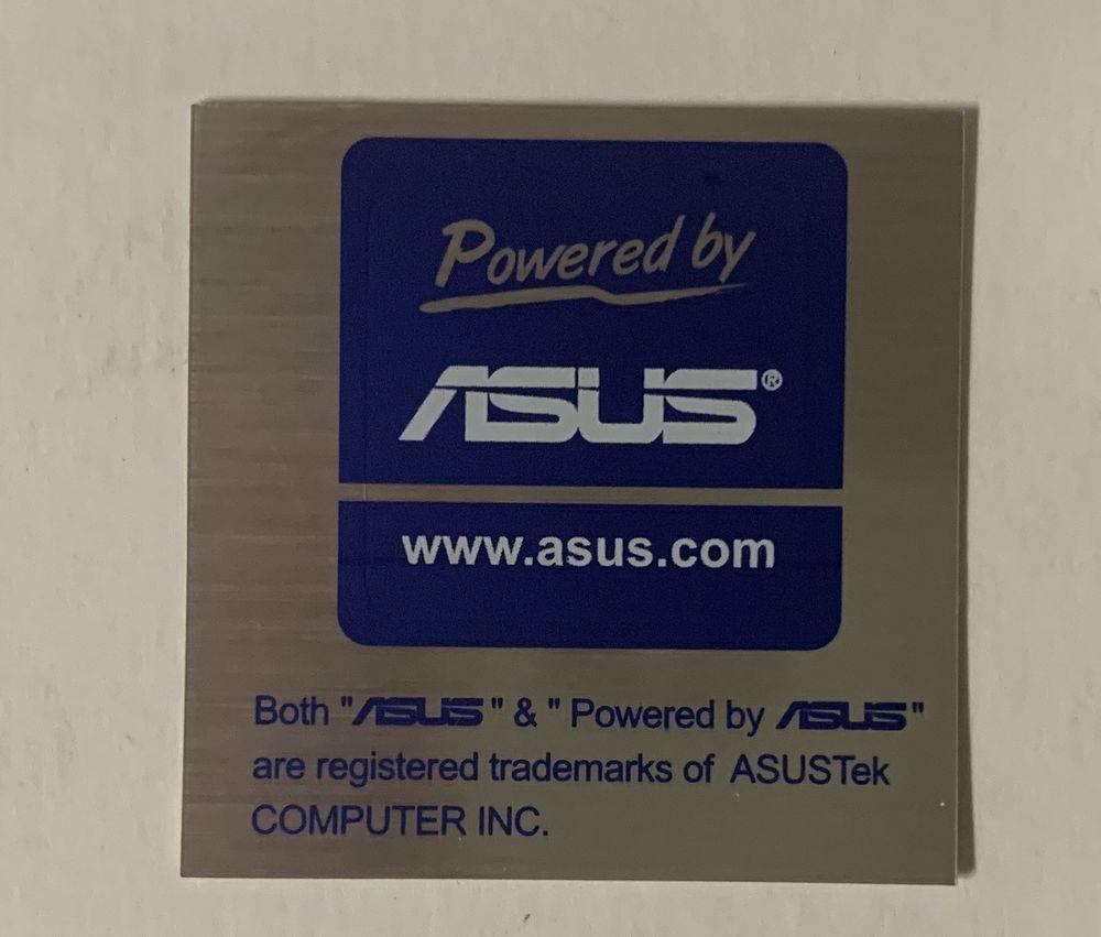 Asustek Computer Inc Logo - Powered ASUS Logo Sticker