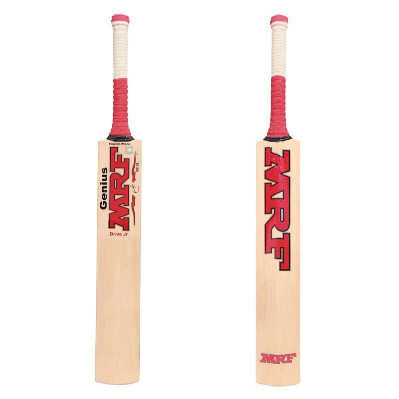 MRF Cricket Bat Logo - MRF Genius Drive Junior Cricket Bat | SportingBilly
