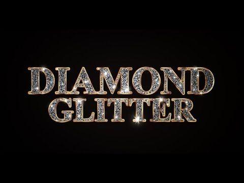 Diamond Font Logo - Diamond Glitter Titles (After Effects Template)