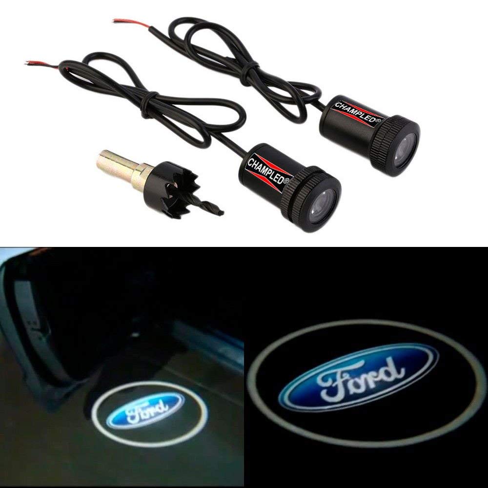 Ford C-Max Logo - Amazon.com: CHAMPLED® For FORD Laser Projector Logo Illuminated ...