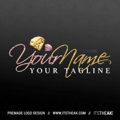 Diamond Font Logo - Premade Logos | Premium Premade Designs | ITSTHEAK