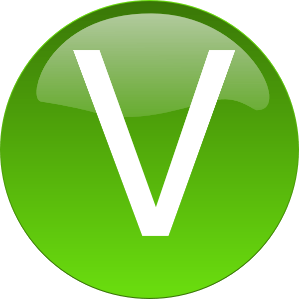 Green V Logo - Green V Clip Art clip art online, royalty free