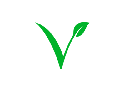 Green V Logo - V logo