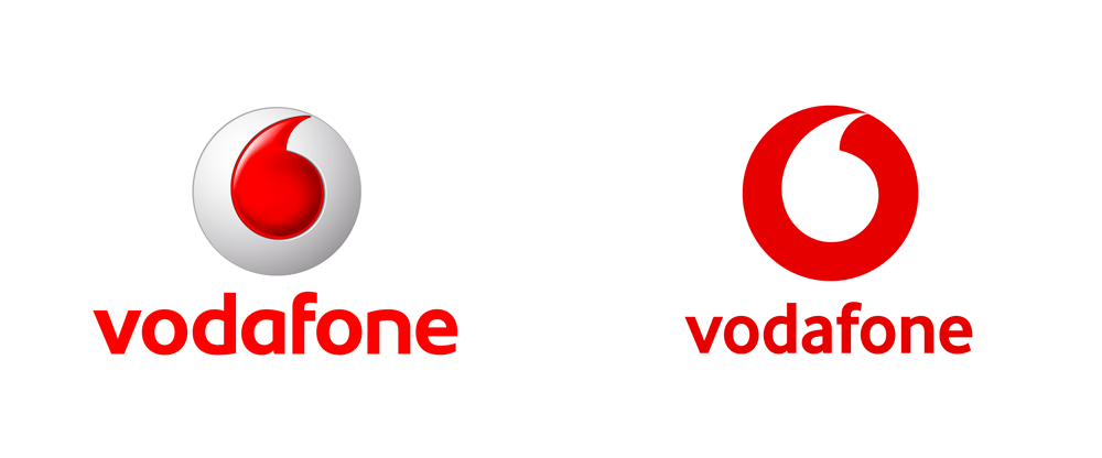 Red Speech Logo - Brand New: New Logo for Vodafone by Brand Union