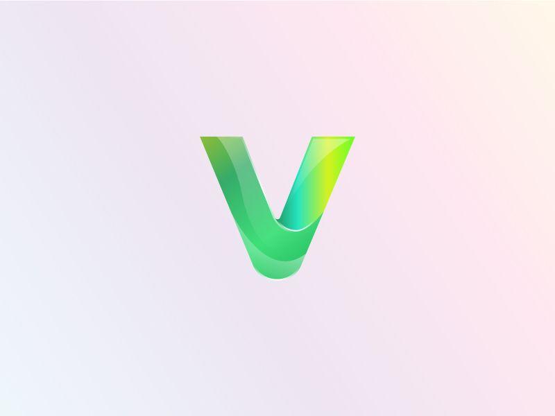 Green V Logo - V logo by Kamola on | Icon Design | Pinterest | Logos, Yoga logo and ...