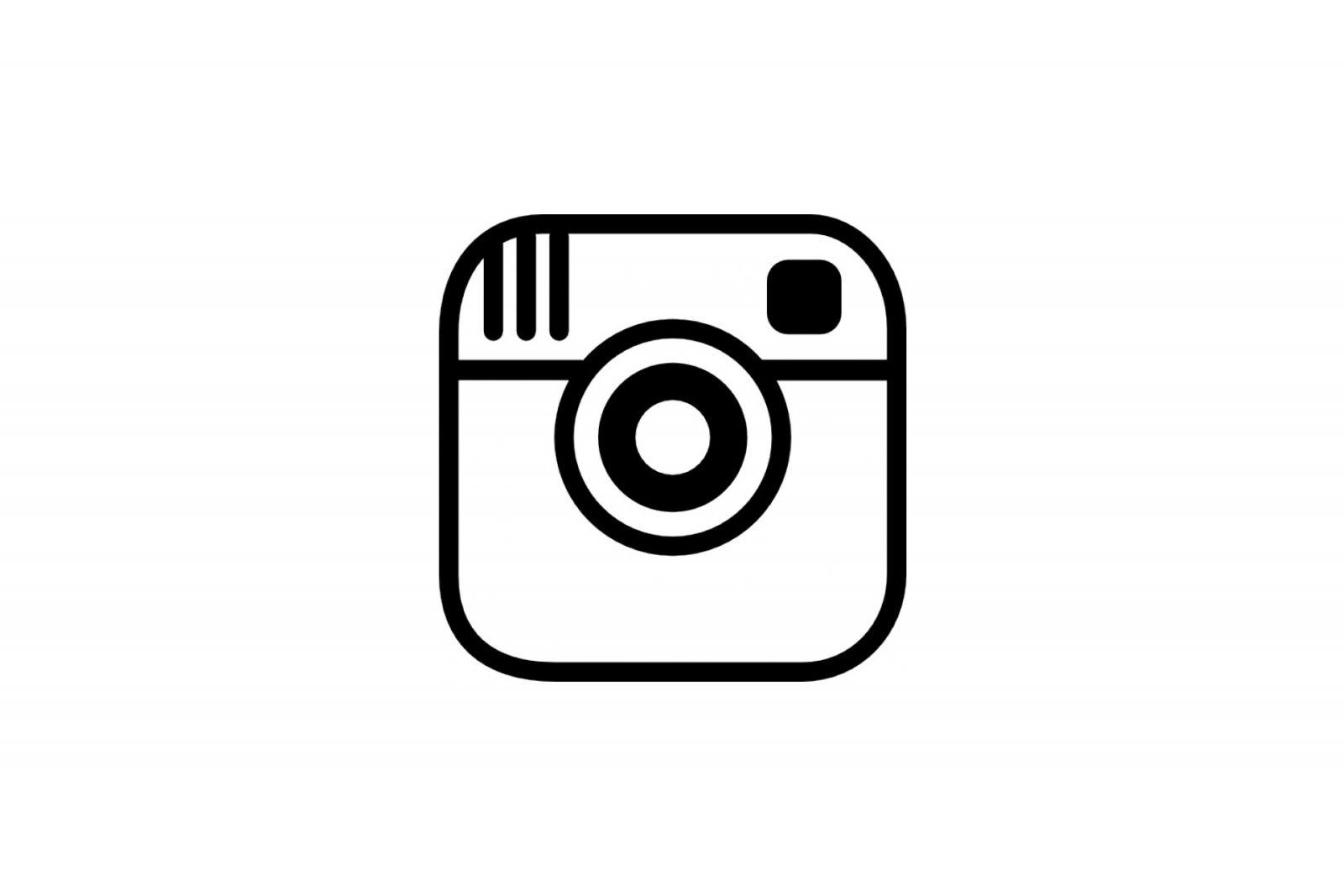 White and Black Logo - Black and white instagram Logos