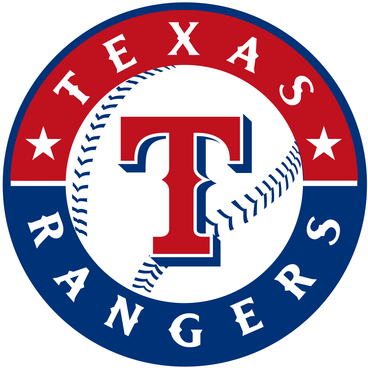 Red White Blue Baseball Logo - Texas Rangers (baseball)