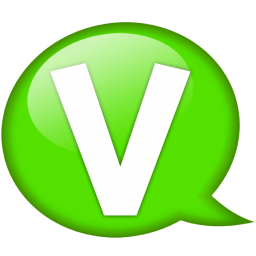 Green V Logo - Speech balloon green j Icon | Speech Balloon Green Iconset | Iconexpo