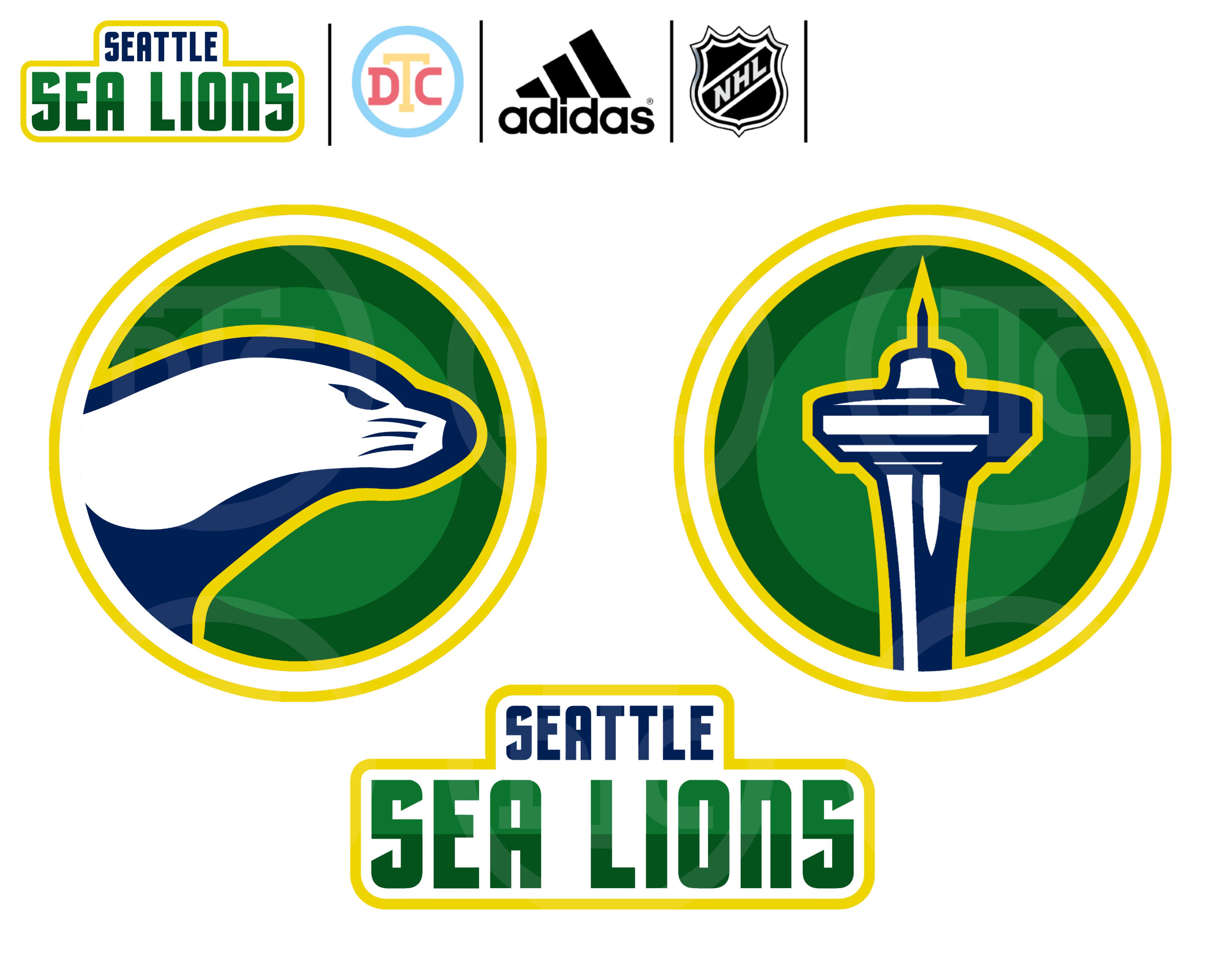 Sea Lions Sports Logo - Seattle Sea Lions NHL (UPDATE 12 10) Creamer's