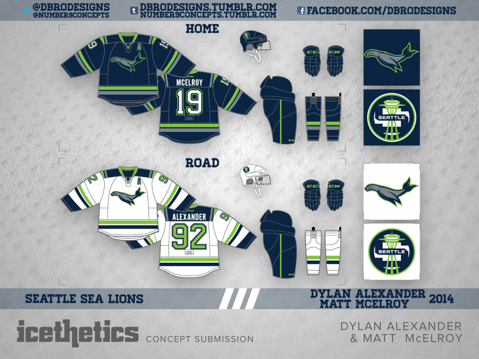Sea Lions Sports Logo - Seattle NHL Brand Discussion Logos