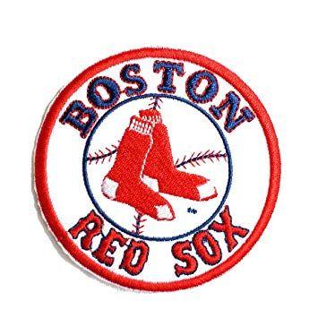 Baseball Circle Logo - Amazon.com: Red Sox Baseball Embroidered Sew/Iron On Patch 3 ...