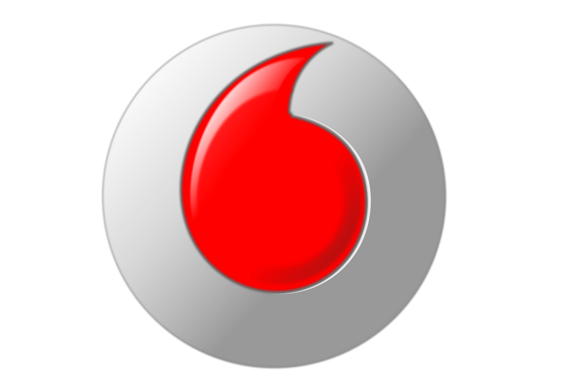 Vodafone Logo #534965 - Free Icon Library