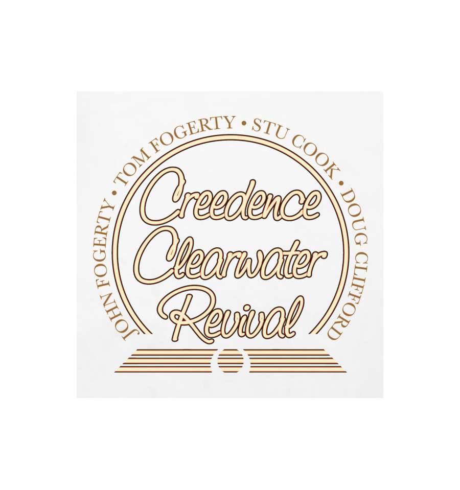 Baseball Circle Logo - Creedence Clearwater Revival Baseball Shirt CCR Circle Logo
