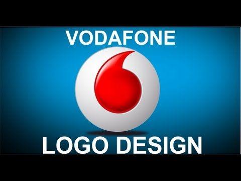 Vodafone Logo - how to make Vodafone logo design in corel draw