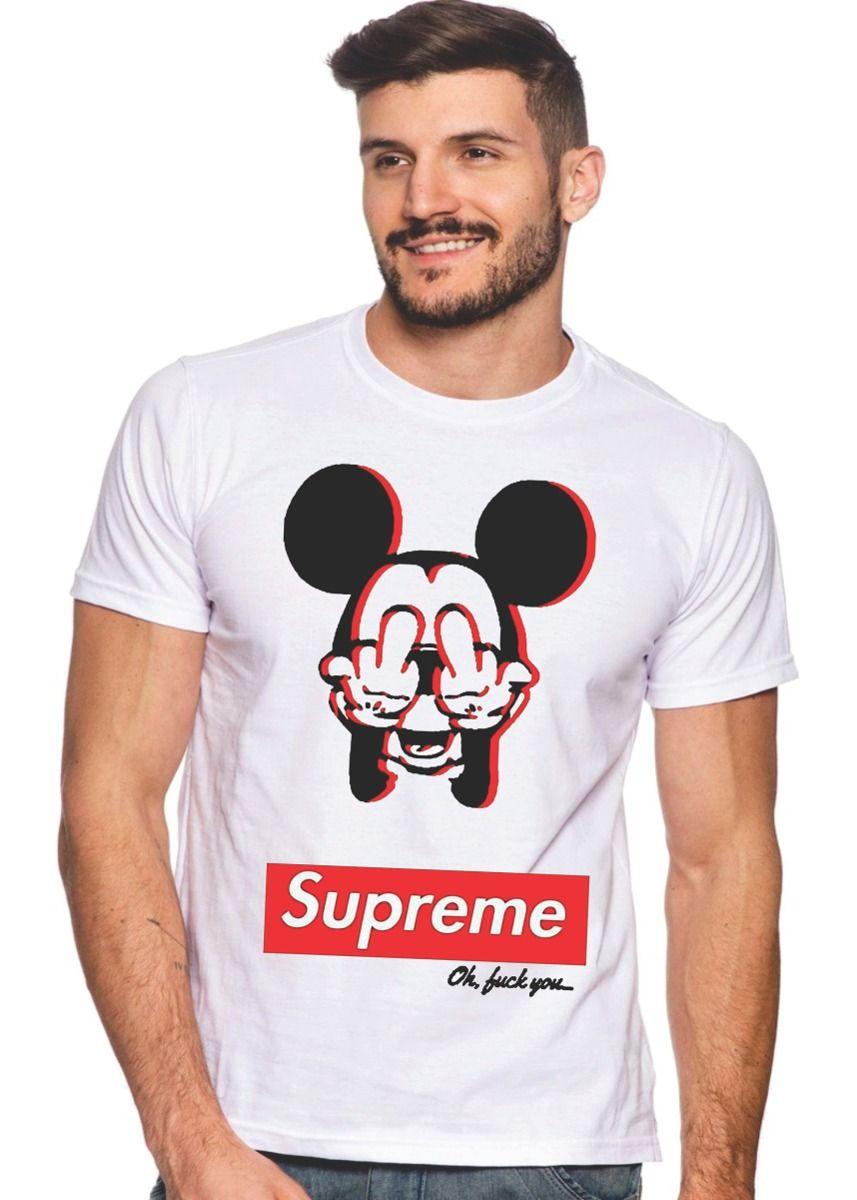 Mickey DGK Logo - Supreme Dgk Grizzly Mickey Mouse Camiseta Camisa Blusa - R$ 33,60 em ...