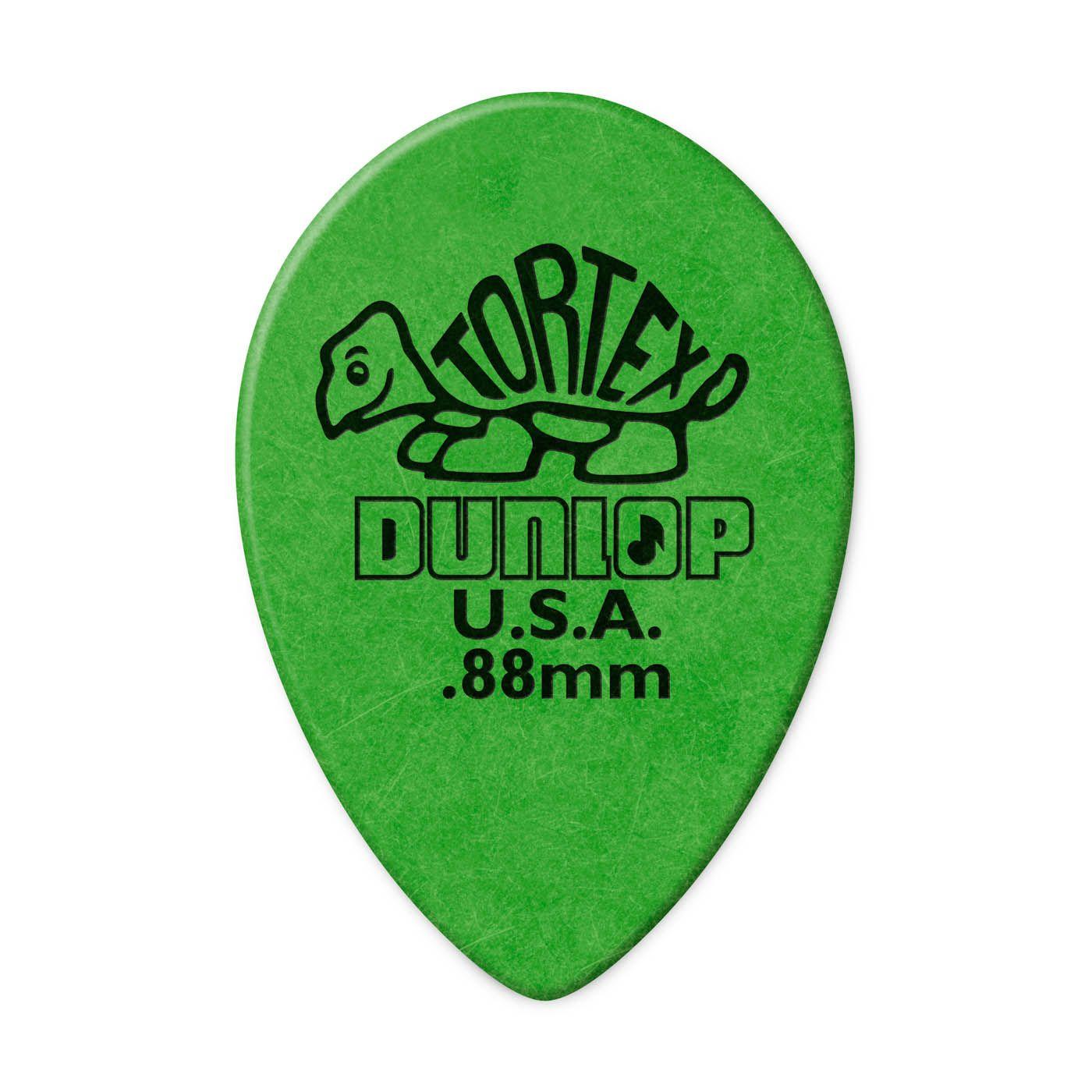Tear Drop Green Logo - TORTEX SMALL TEARDROP GUITAR PICK