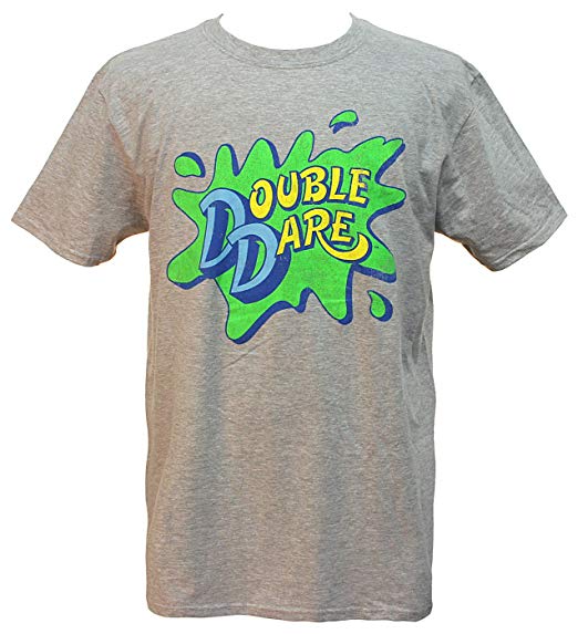 Nickelodeon Top Logo - Nickelodeon Men's Double Dare Classic Graphic Logo