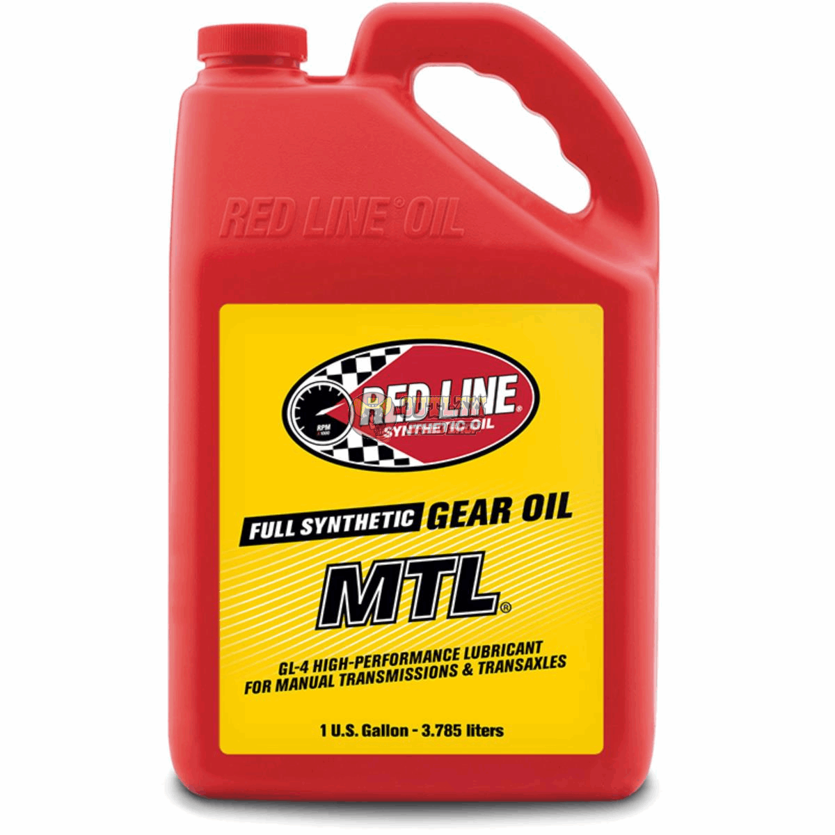 High Red Line Oil Logo - RED50205 - REDLINE OIL MTL 75W80 GL-4 GEAR OIL 1 GALLON (3.785 LITRES)