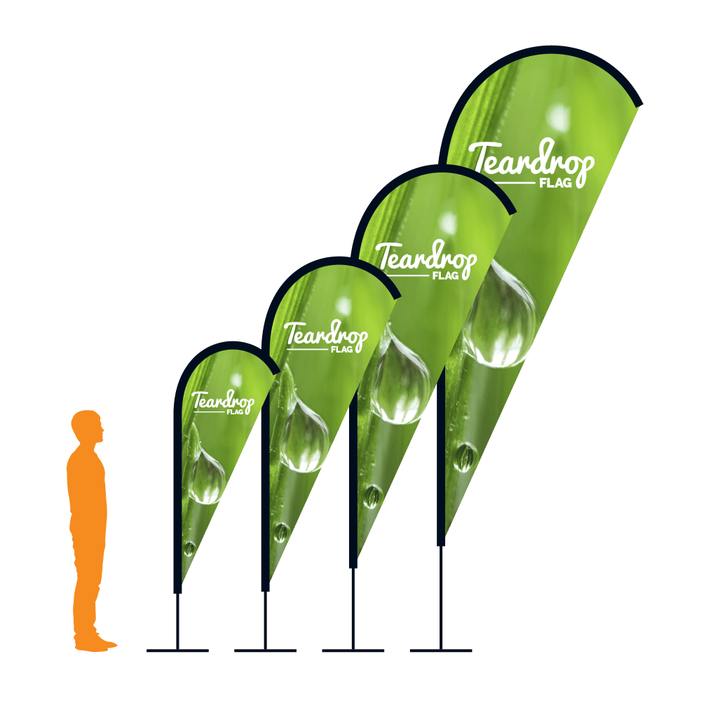 Tear Drop Green Logo - Teardrop Flag | Venture Banners