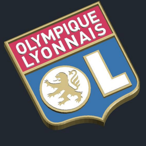 Ol Logo - Fichier STL gratuit Olympique Lyonnais - Logo ・ Cults
