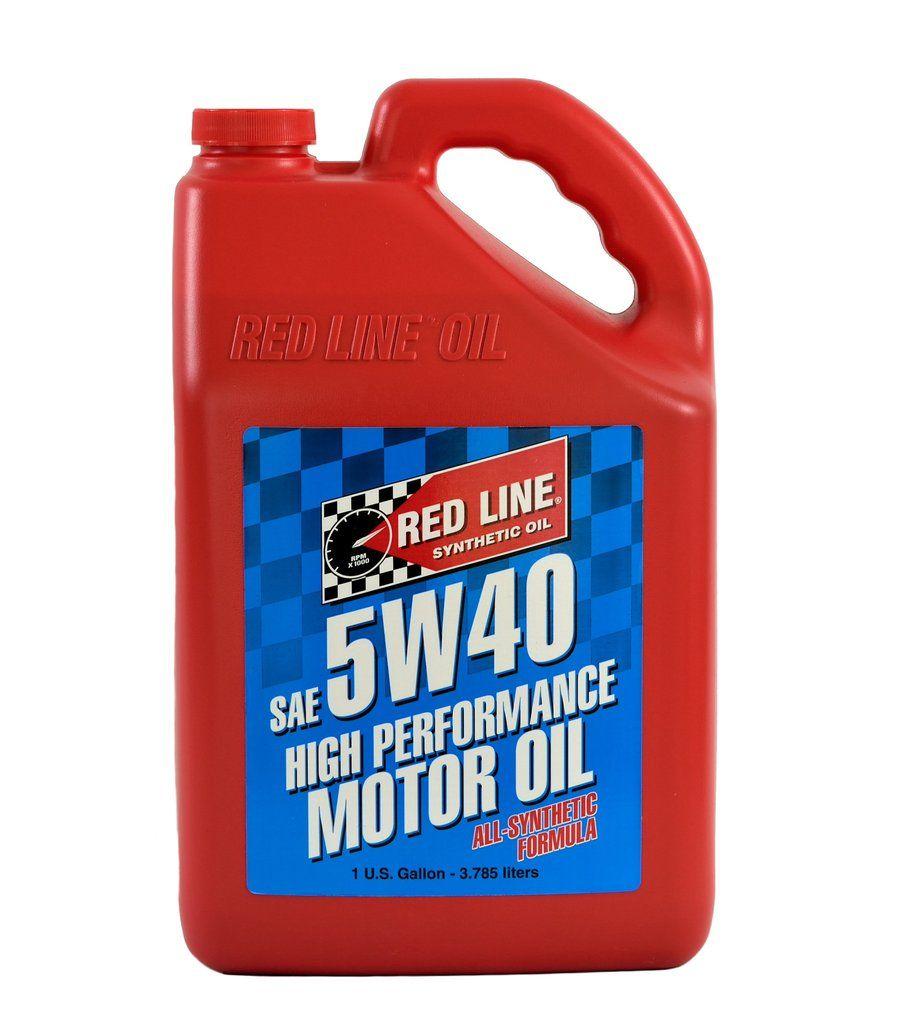 High Red Line Oil Logo - Red Line High Performance Motor Oil (1 Gallon SAE 5W40)