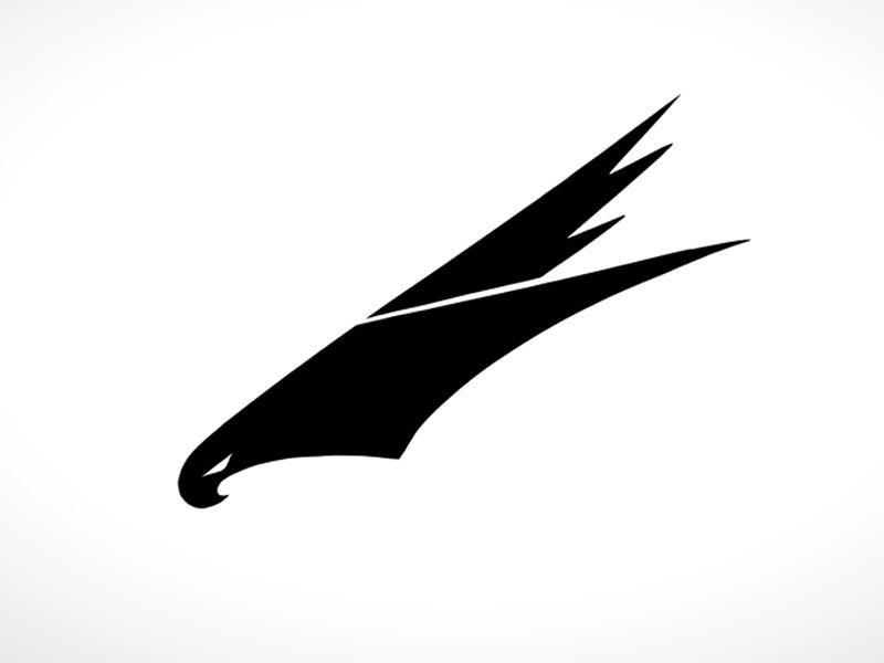 Falcon Logo - Modern Edgy Falcon Logo