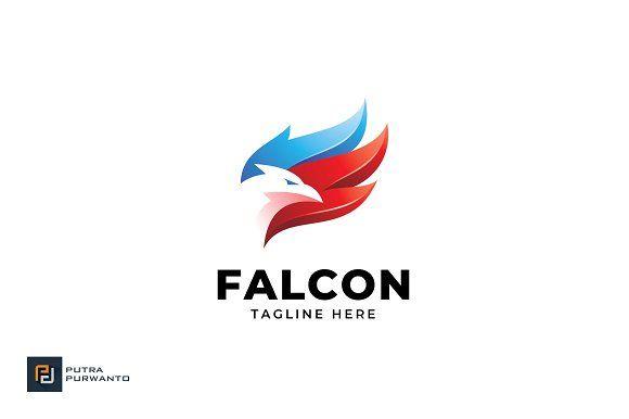 Falcon Logo - Falcon Template Logo Templates Creative Market
