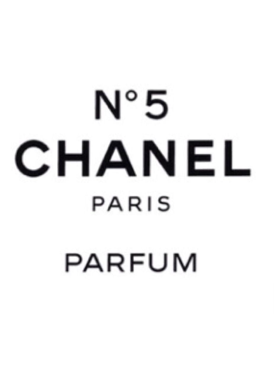 Chanel 5 Perfume Logo - Image about text in Chanel by Chantal Migdal on We Heart It