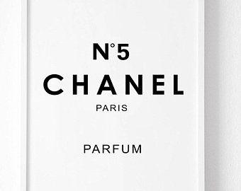 Chanel Number 5 Perfume Logo - Chanel no 5 | Etsy