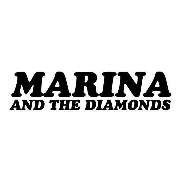 Marina and the Diamonds Logo - Marina and the Diamonds' new logo! Forum ❤ liked on Polyvore ...