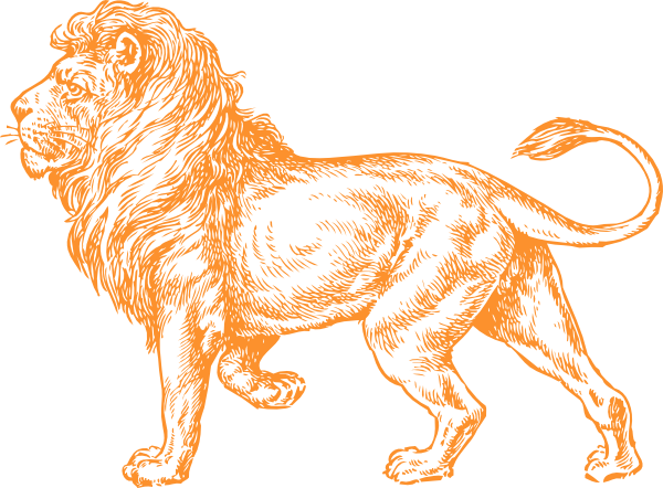 Orange Lion Logo - Orange Lion 1 Clip Art clip art online