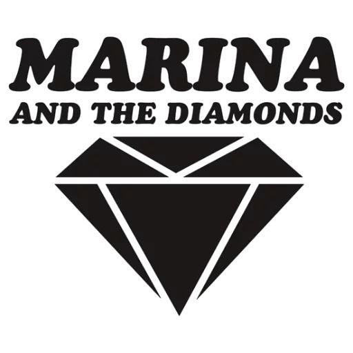 Marina and the Diamonds Logo - Marina And The Diamonds Stickers Pack For Telegram On Telegram Store.com