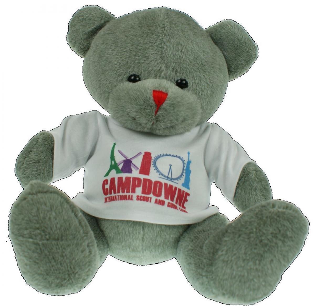 Red and Bear w Logo - 25cm Red Noe Teddy Bear With Logo T Shirt Promotional Products