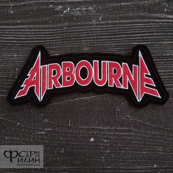 Hard Rock Band Logo - Patch Airbourne Hard Rock logo band. | Etsy