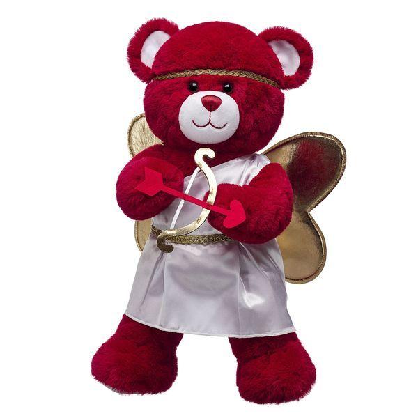 Red and Bear w Logo - Cupid Teddy Bear | Valentine's Day Gift Set | Build-A-Bear®