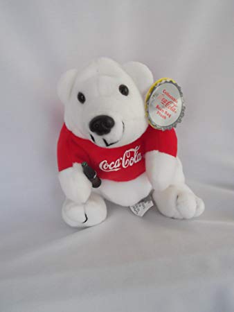 Red and Bear w Logo - Coca Cola Polar Bear In Red T Shirt W/ Logo By Cavanaugh