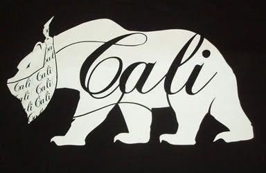 Cali Logo - California Bear Masked with Cali Logo Bandana | Bear Flag Museum