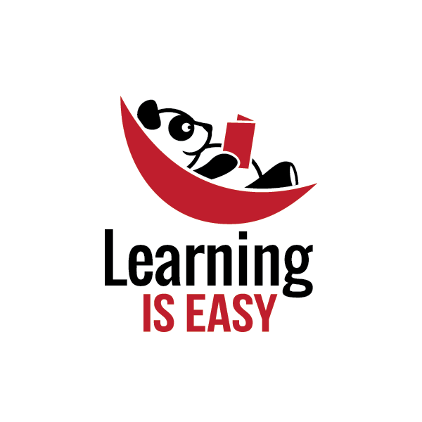 Panda Bear Logo - Learning Is Easy—Panda Bear Logo Design | Logo Cowboy