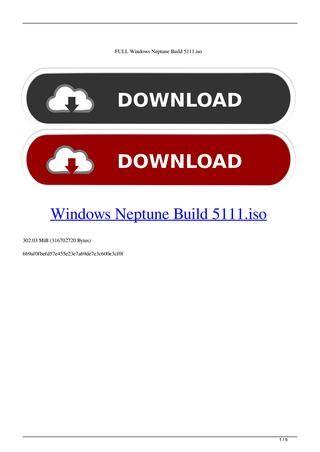 Windows Neptune Logo - FULL Windows Neptune Build 5111.iso
