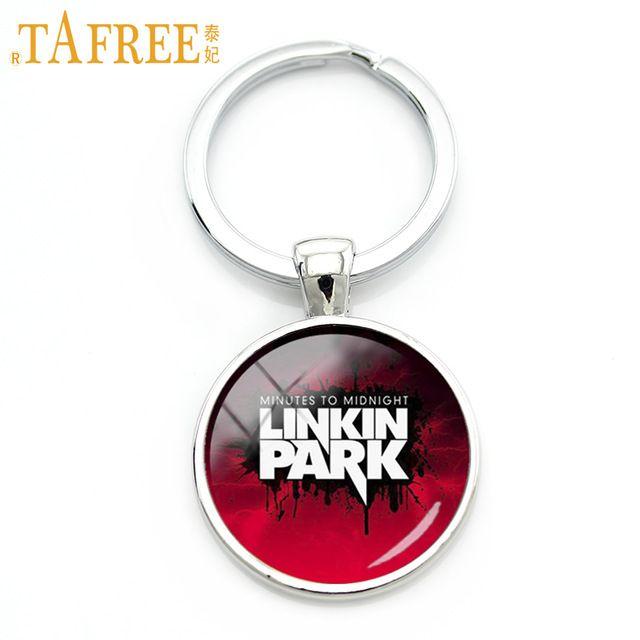 2017 Trendy Logo - TAFREE Trendy Retro Linkin Park Keychain 2017 New Fashion rock band ...
