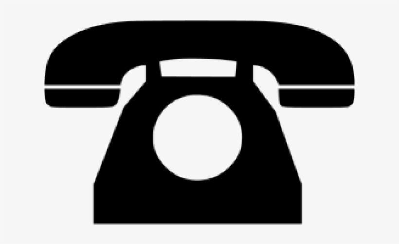 White Telephone Logo - Telephone Logo Black And White Transparent PNG