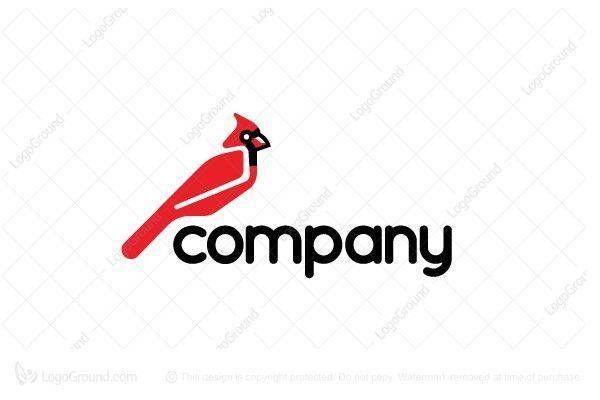 Red Bird Logo - Cardinal Bird Logo Design Logo