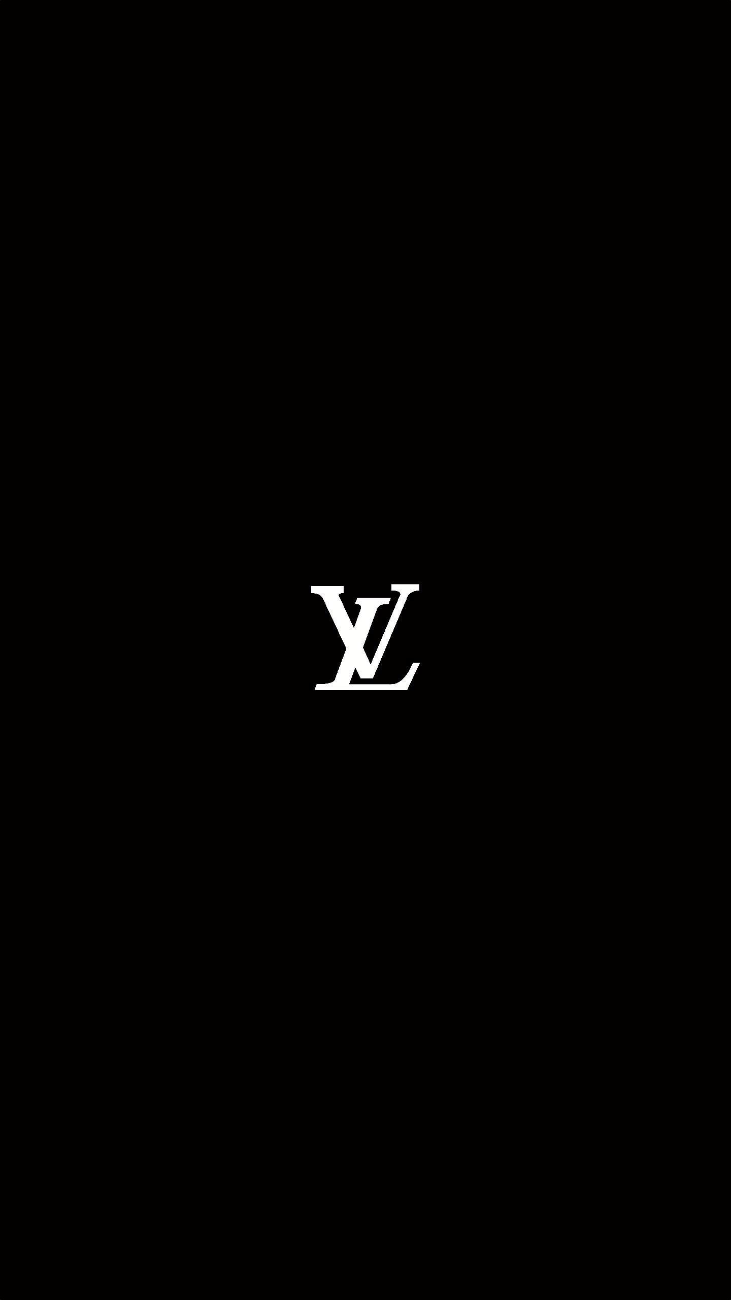 Black Louis Vuitton Logo - Louis Vuitton logo (1440x2560) : Amoledbackgrounds