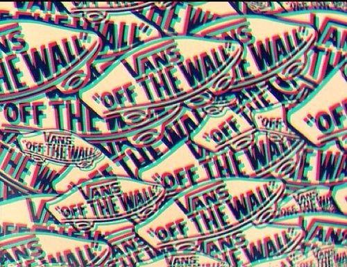 Trippy Vans Logo - off the wall || shared by s a r a on We Heart It